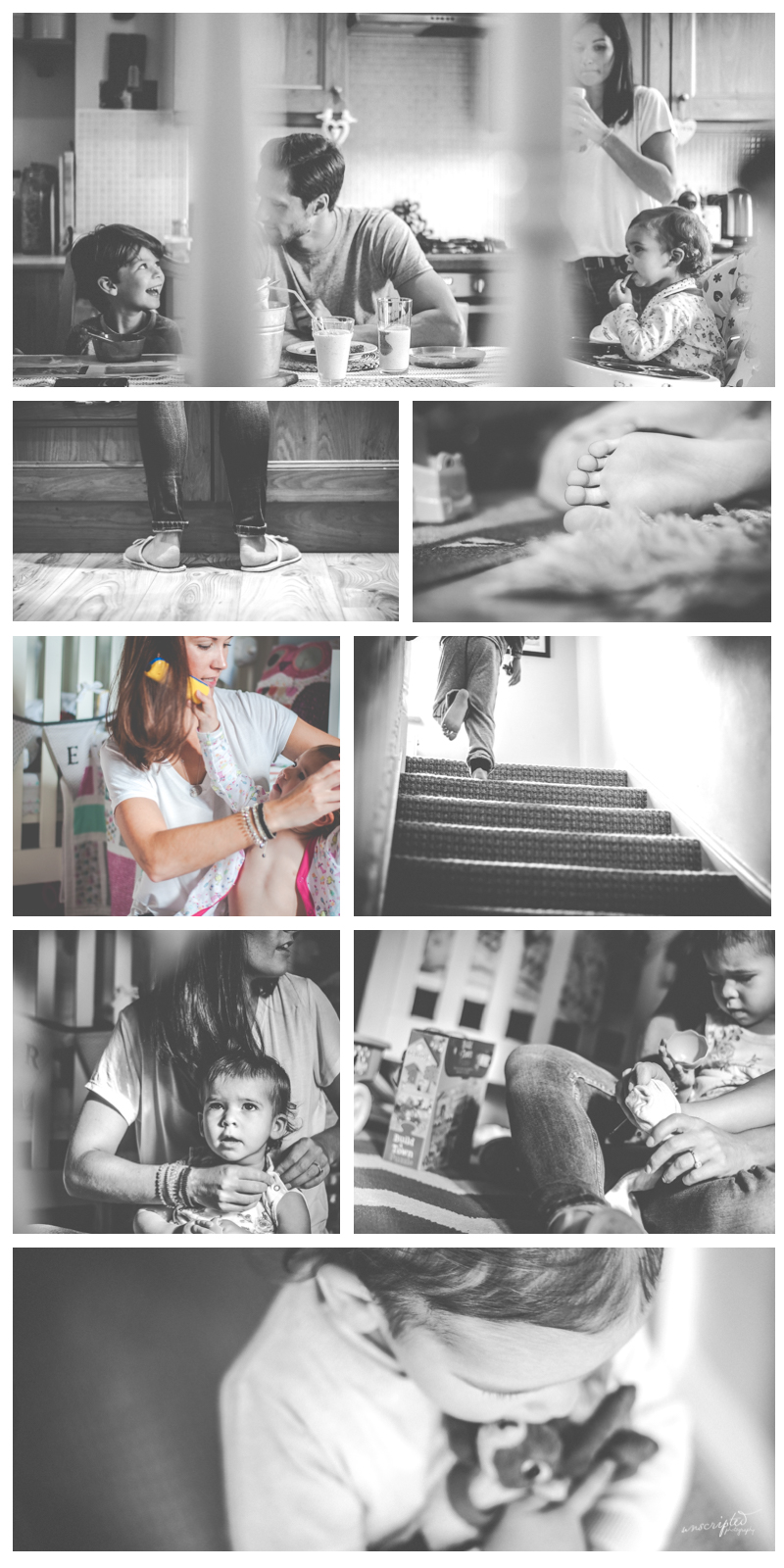 lifestyle family portraits northumberland by Unscripted Photography