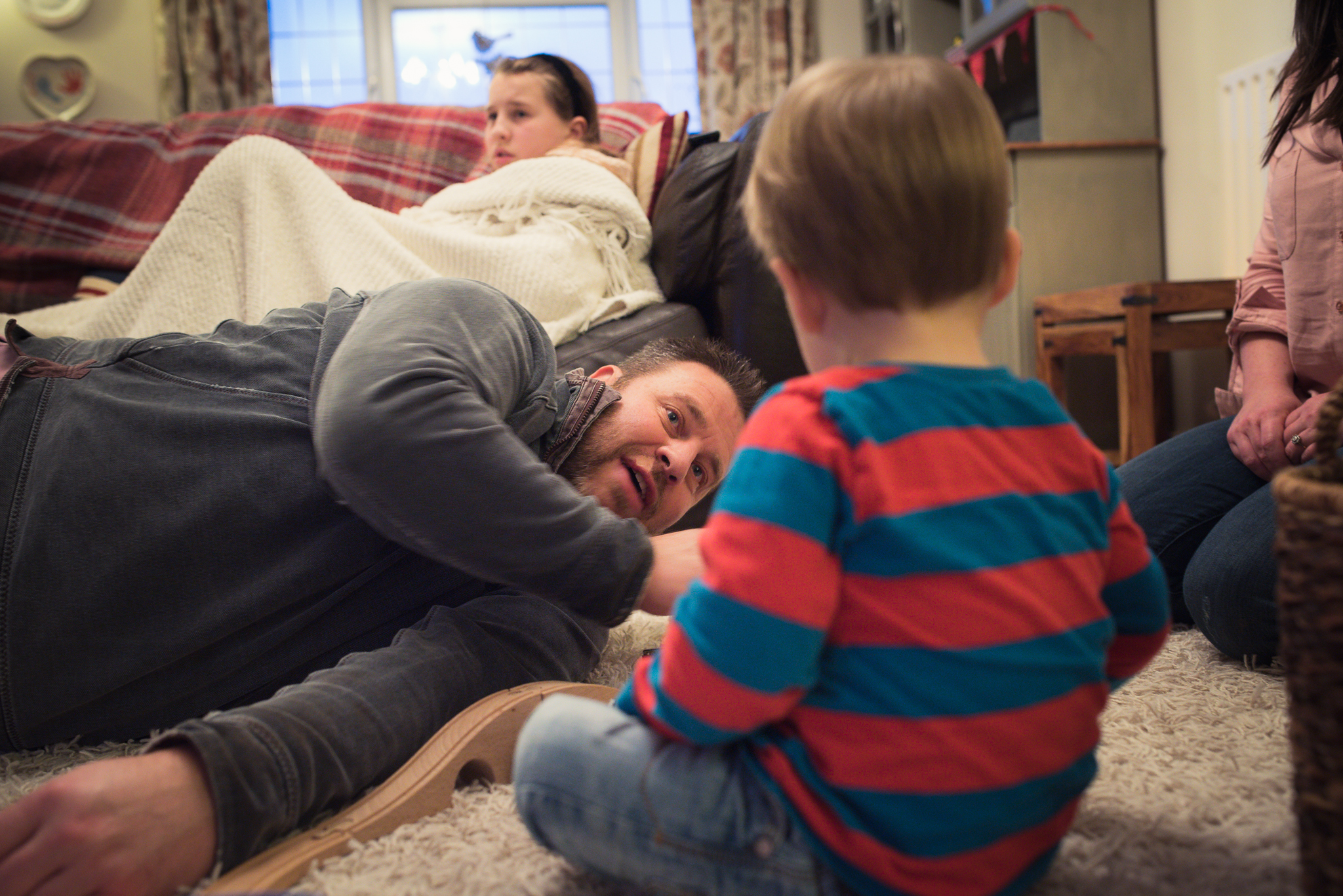 family portraits; documentrary photographer, northumberland, Stocksfield, Claire Batey, Unscripted Photography
