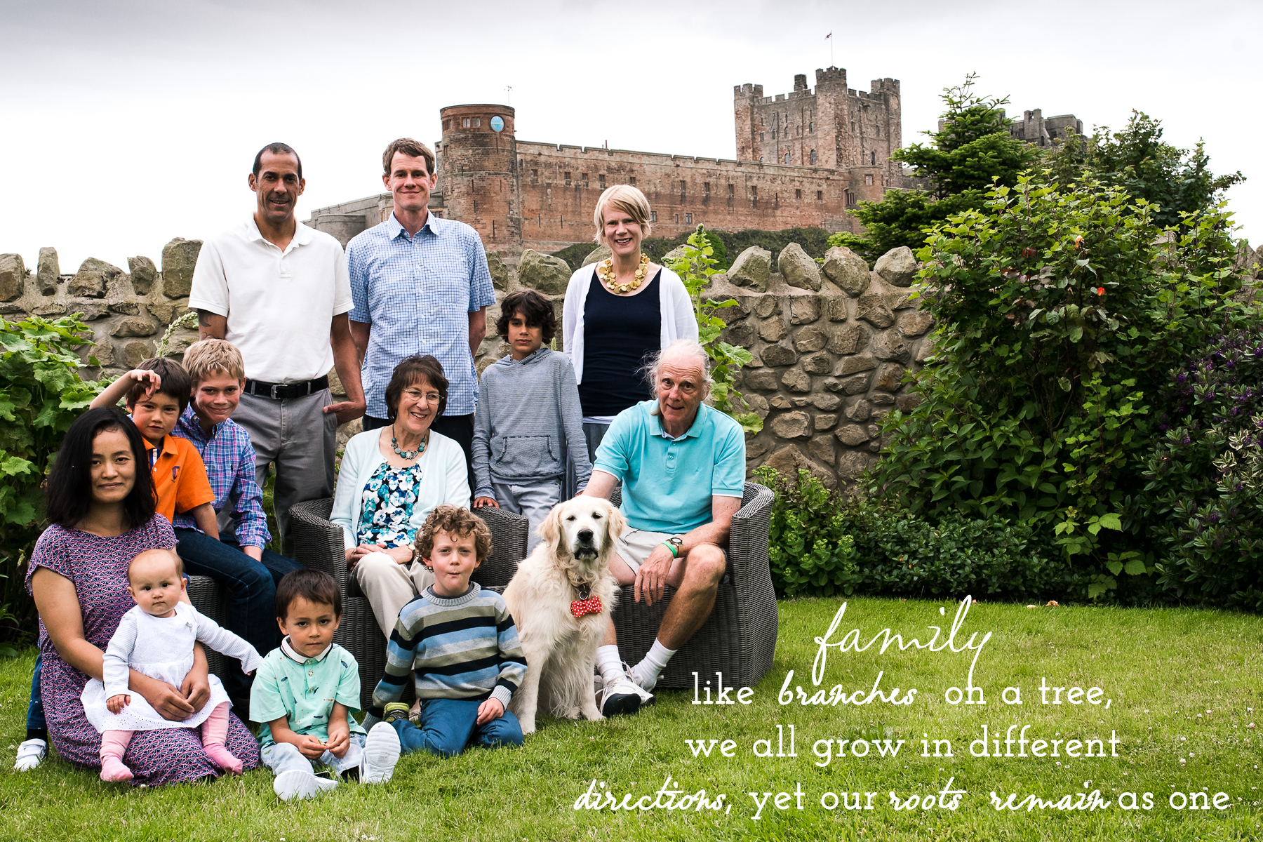 family reunion photoshoot, vacation photographer, holiday photographer, photographer northumberland, family photographer newcastle