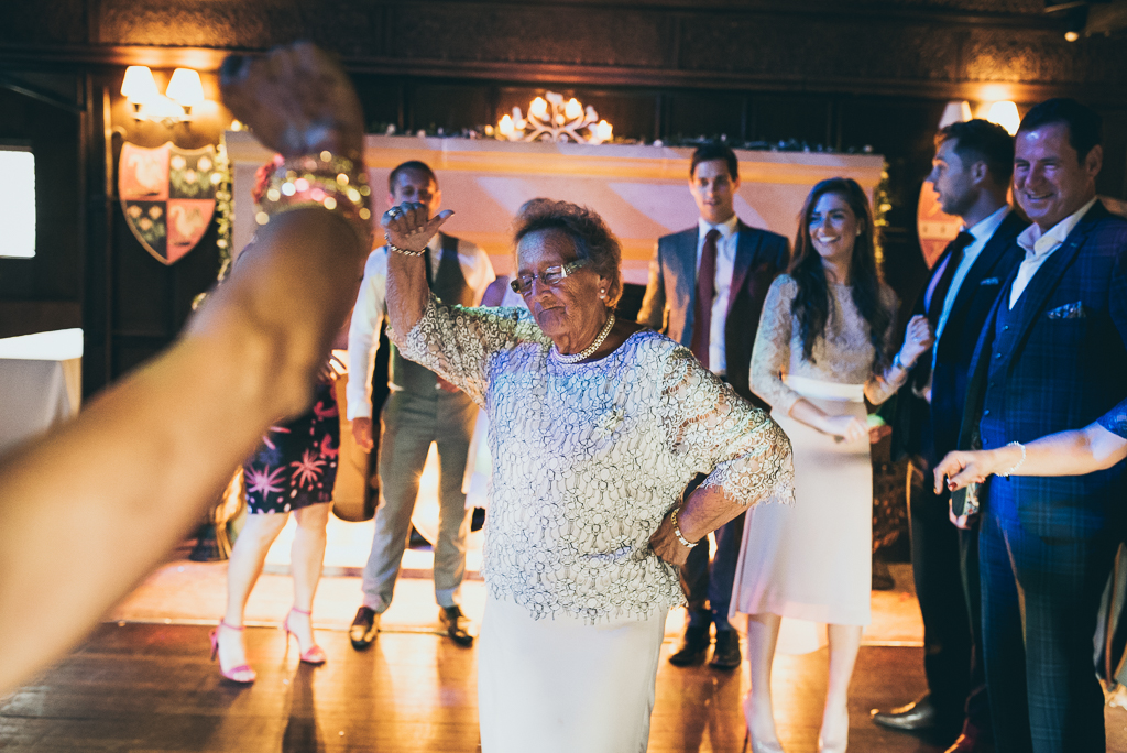 Hip Granny at Wedding Photographer