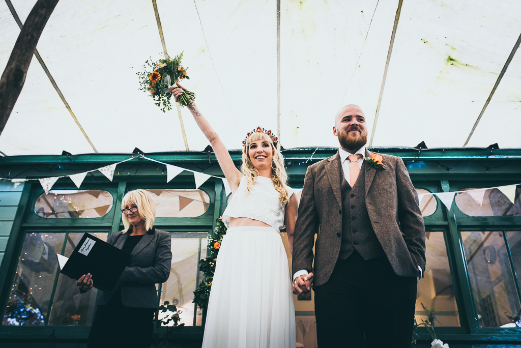 Unscripted Photography - Documentary and Portrait Photographer based in Northeast UK The Garden Station Wedding