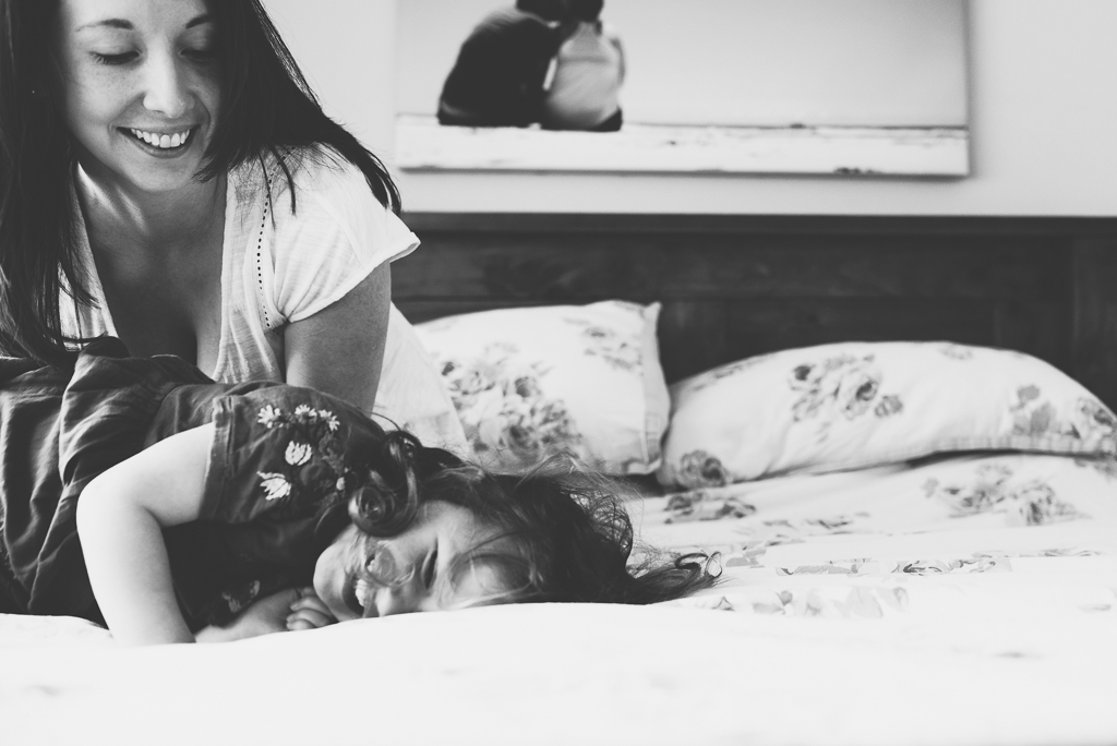 playing with my little girl