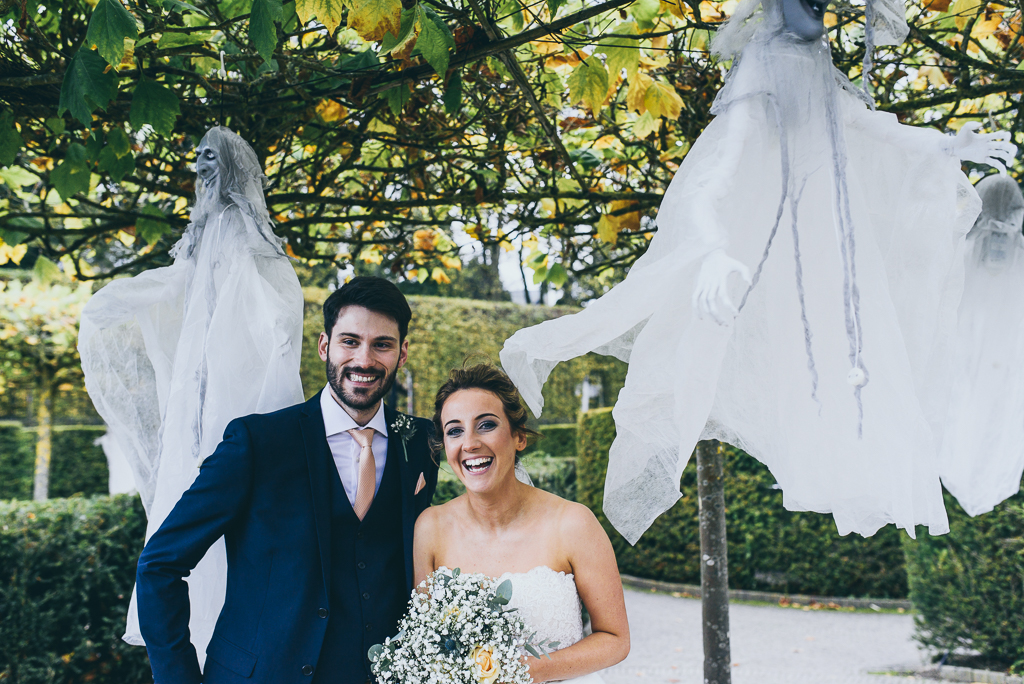 Wedding Photographer Newcastle Ghosts at Alnwick Gardens