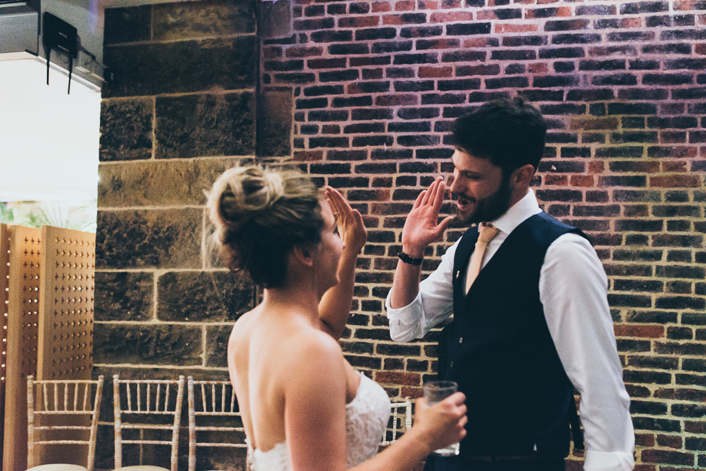 Wedding Photographer Newcastle High Fives