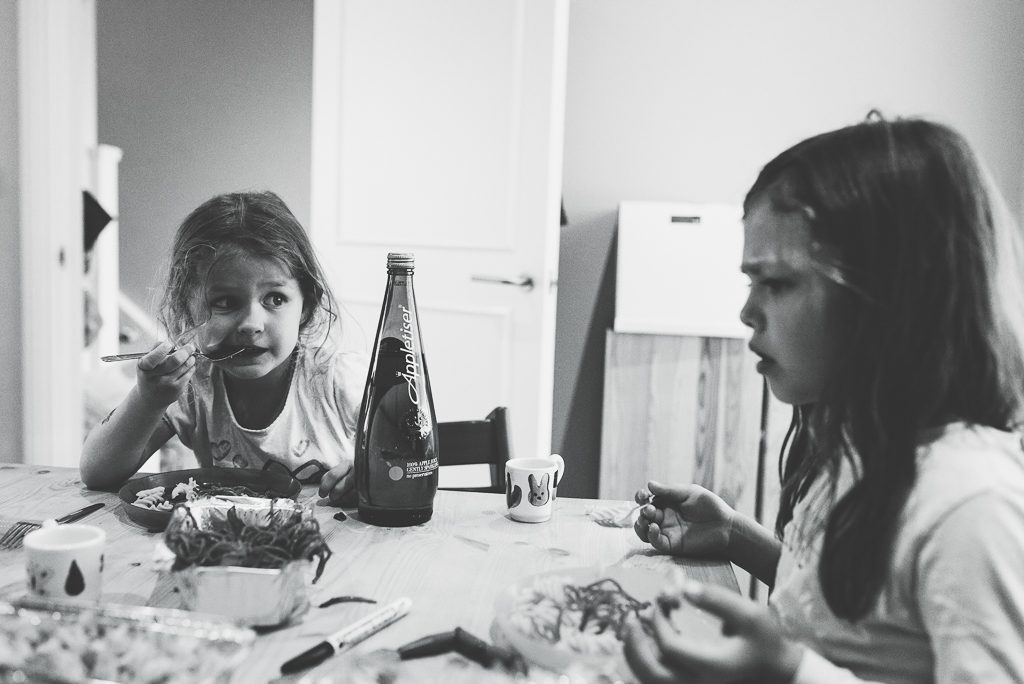 family mealtime photography twickenham