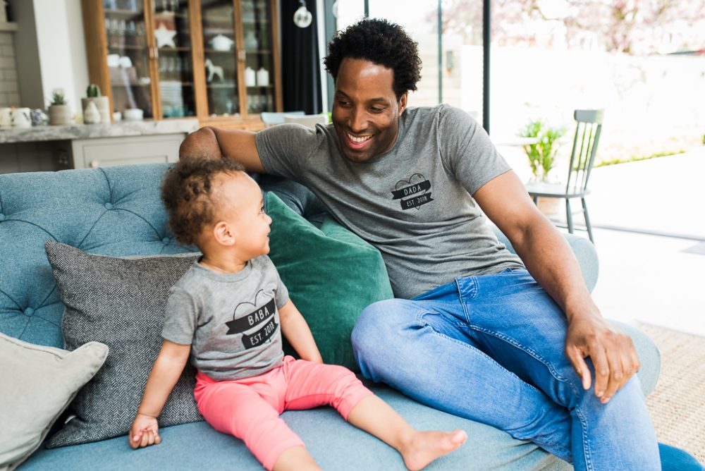 dad playing with daughter not on the high street