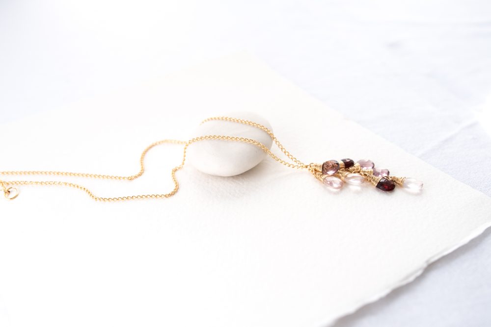 necklace product photography
