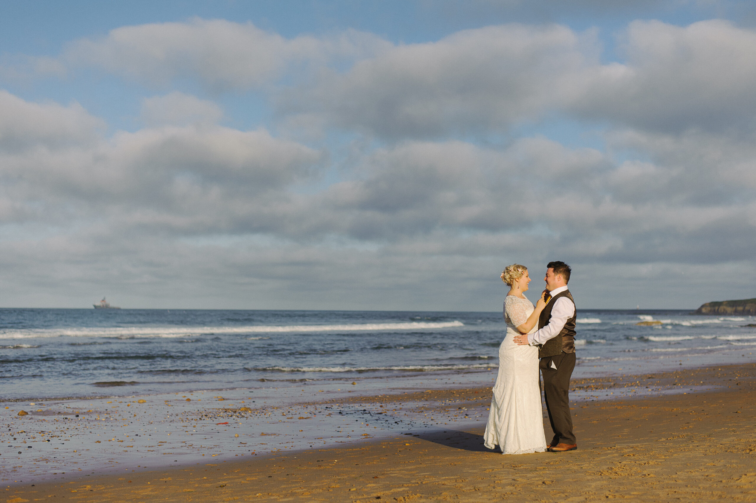 Tynemouth Beach Wedding