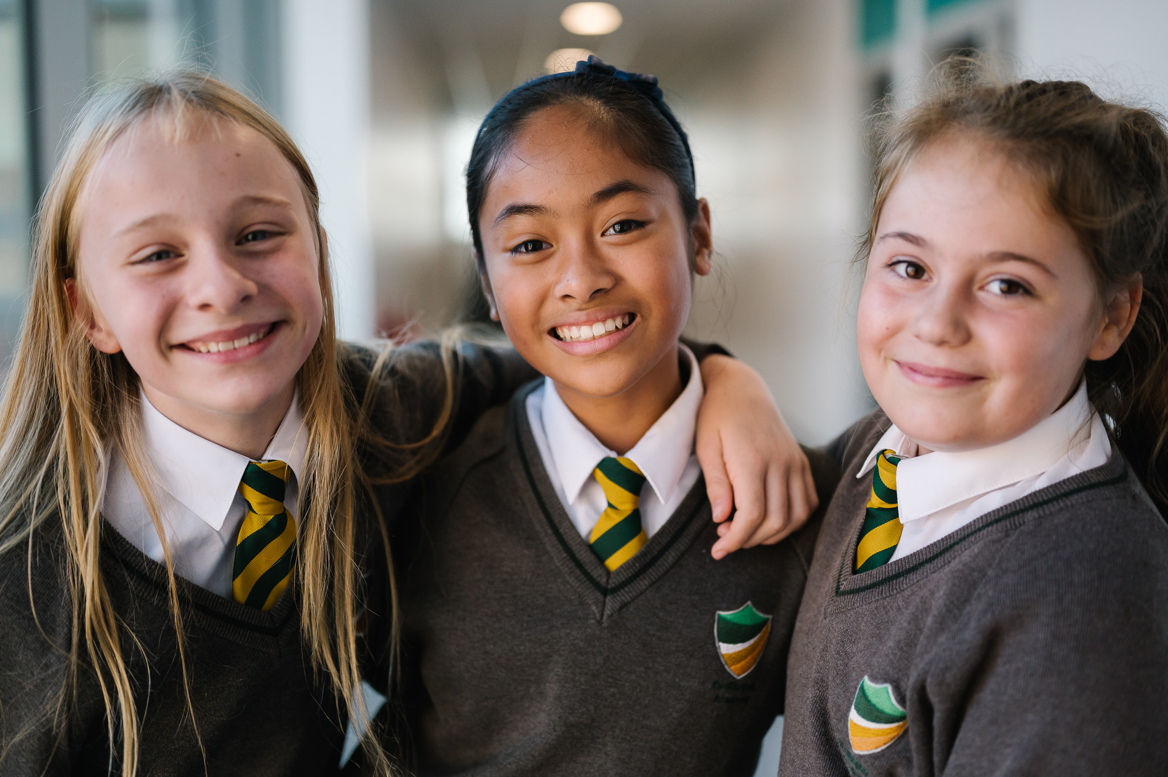happy children in school