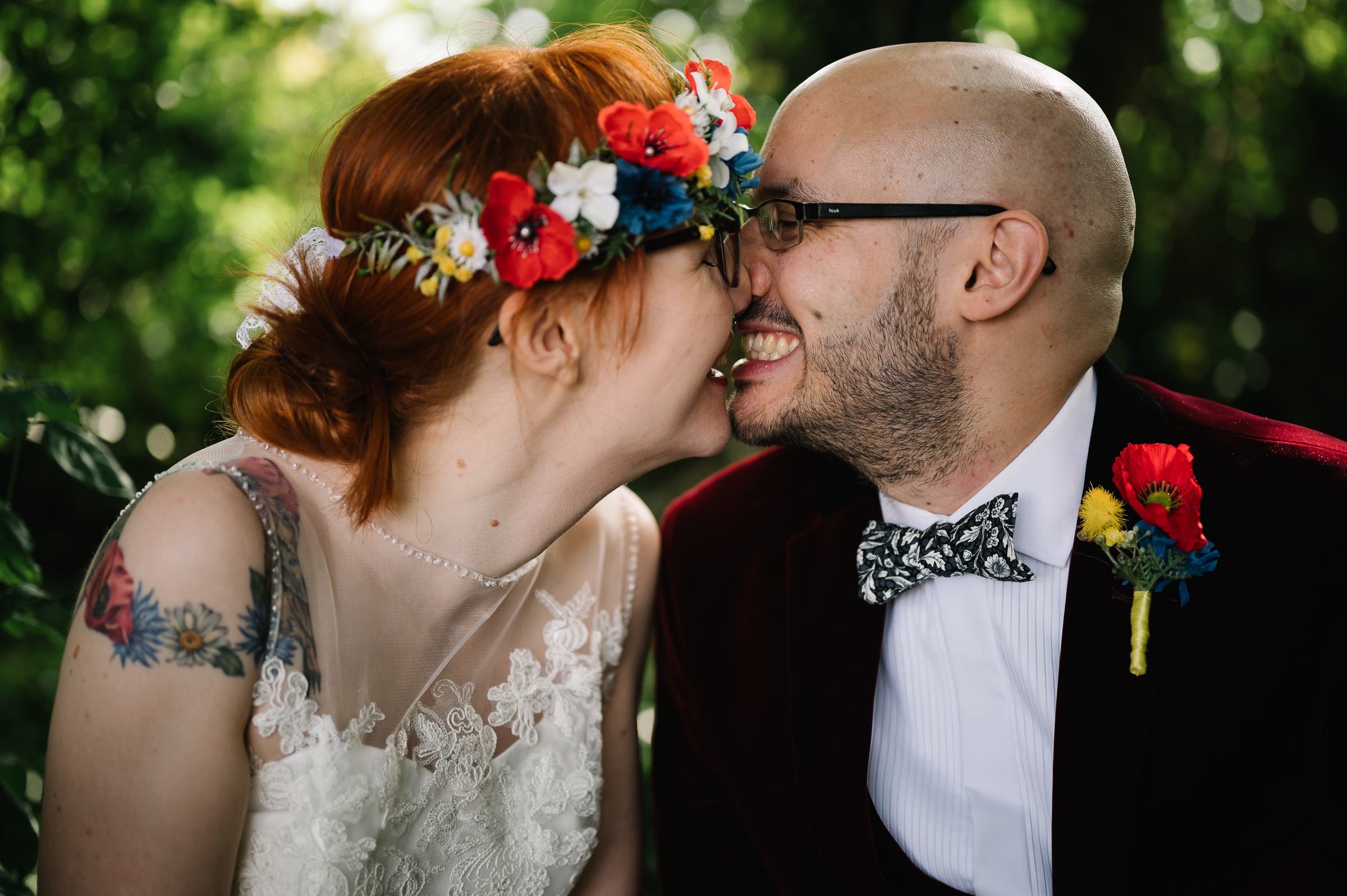 colourful wedding photographer