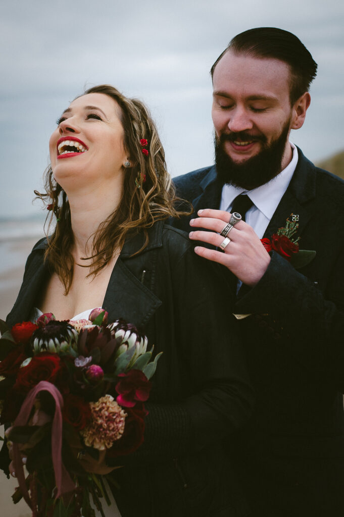 couple on beach