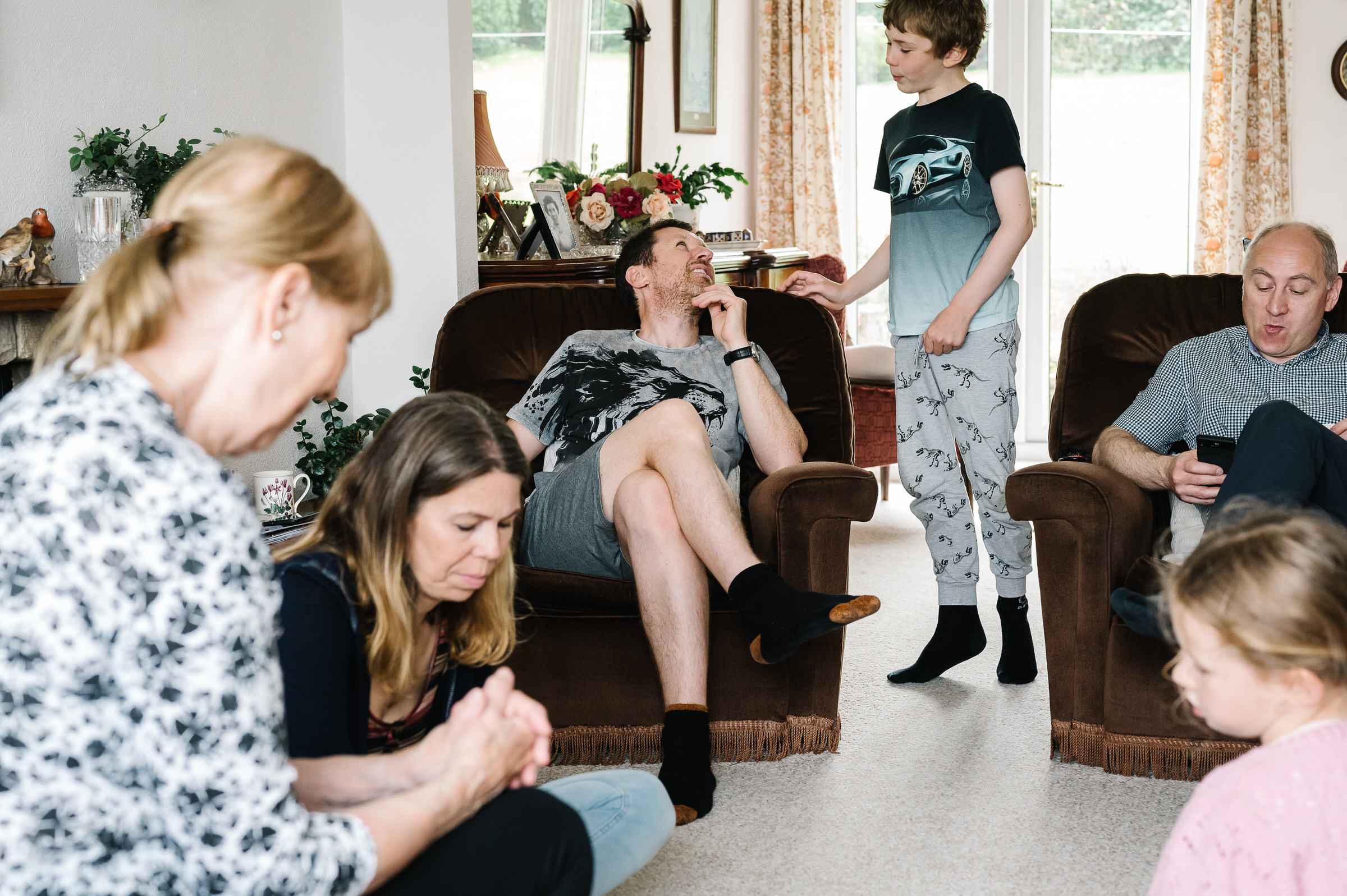 At Grandmas House - Photographing the generations